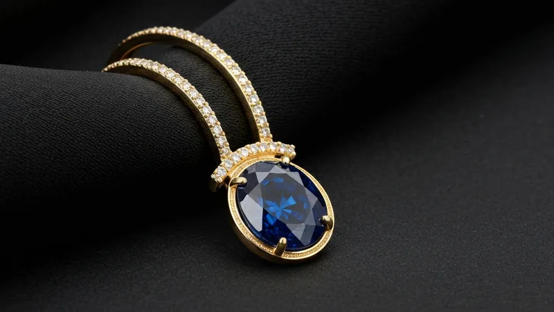 Saphir rose serti sur bague vintage en or jaune